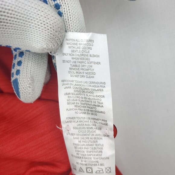 Free Country Polo Shirt Mens Large Red Ultimate Comfort Golf Short Sleeve - Picture 7 of 12